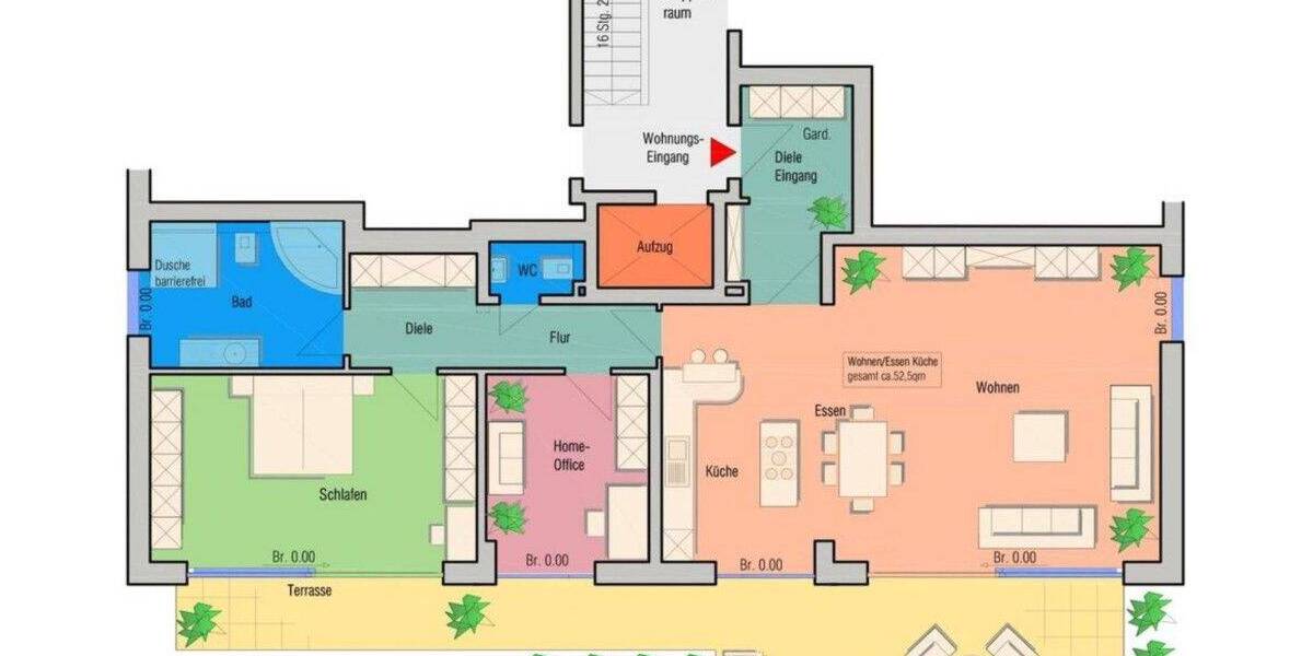 Etagenwohnung Leverkusen Lützenkirchen - 3 Zimmer, 135 m&sup2;, 1.980&euro; | Angebot:26744974