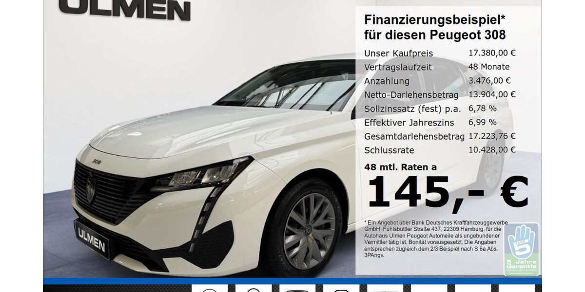 Peugeot 308 19.321 km 16.850 &euro; Düsseldorf 40233