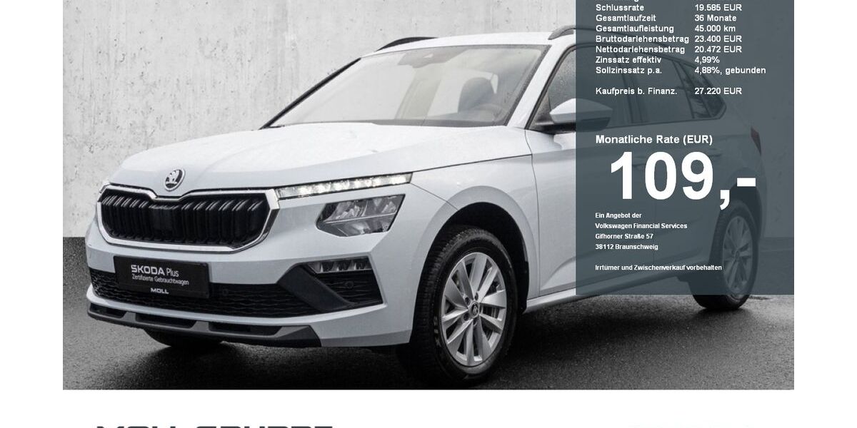 Skoda Kamiq 21.854 km 27.220 &euro; Düsseldorf 40474