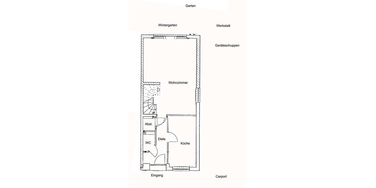 Charmante Doppelhaushälfte mit Wintergarten, Garten und vielseitigen Nutzungsmöglichkeiten 5 zimmer