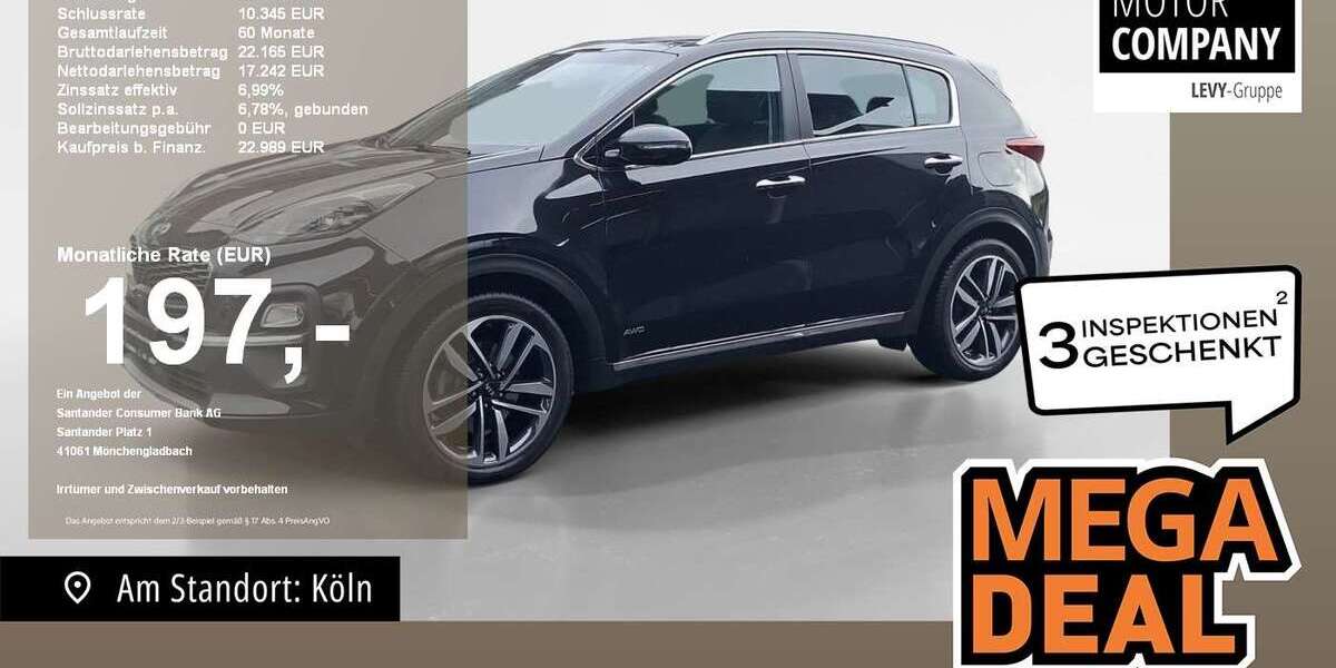Kia Sportage 66.000 km 22.989 &euro; Köln 50968