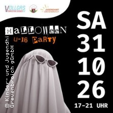 Happy Halloween U16-Party 31.10.2026 Alte Feuerwache Grevenbroich