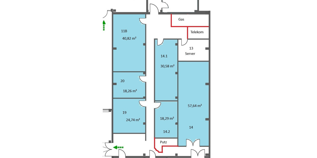 Gewerbeobjekt Neuss Augustinusviertel - 7&euro; | Angebot:25477956